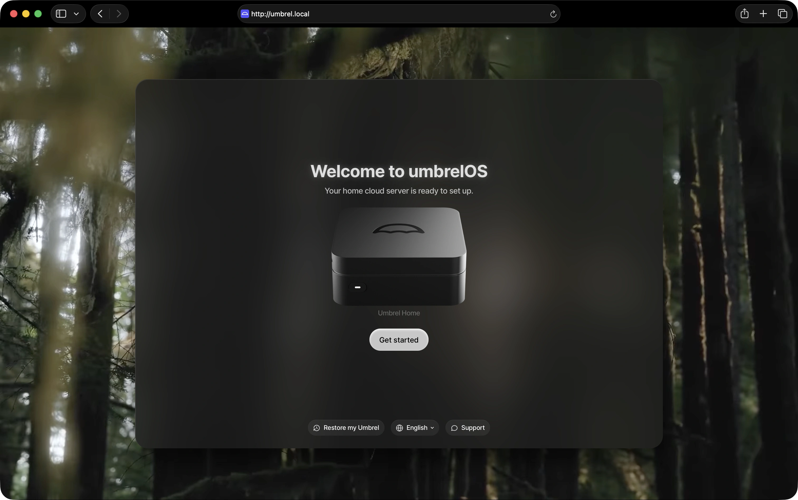 Connecting to your Umbrel